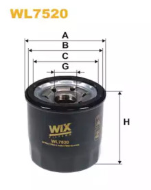 WIX FILTERS wl7520 -  Фильтр масляный двигателя